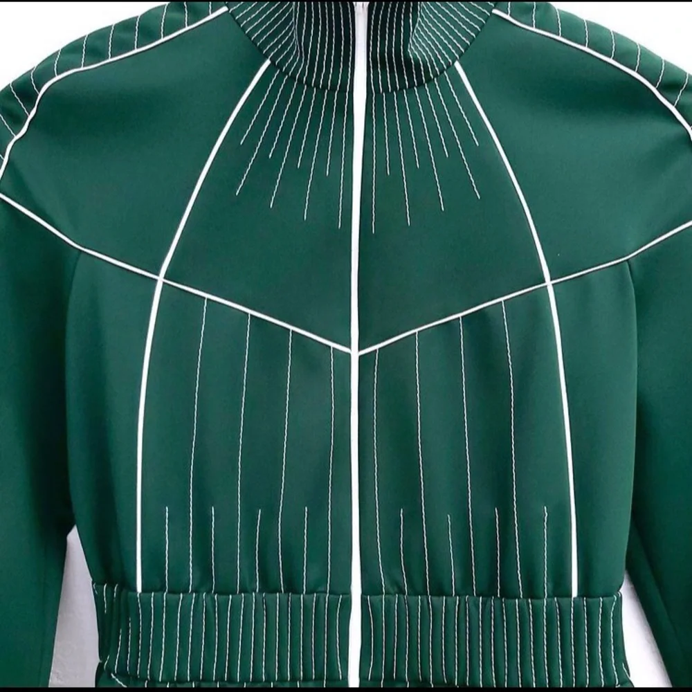 SOLD NWT Valentino Green Zipper Dress 2 - Picture 7 of 16